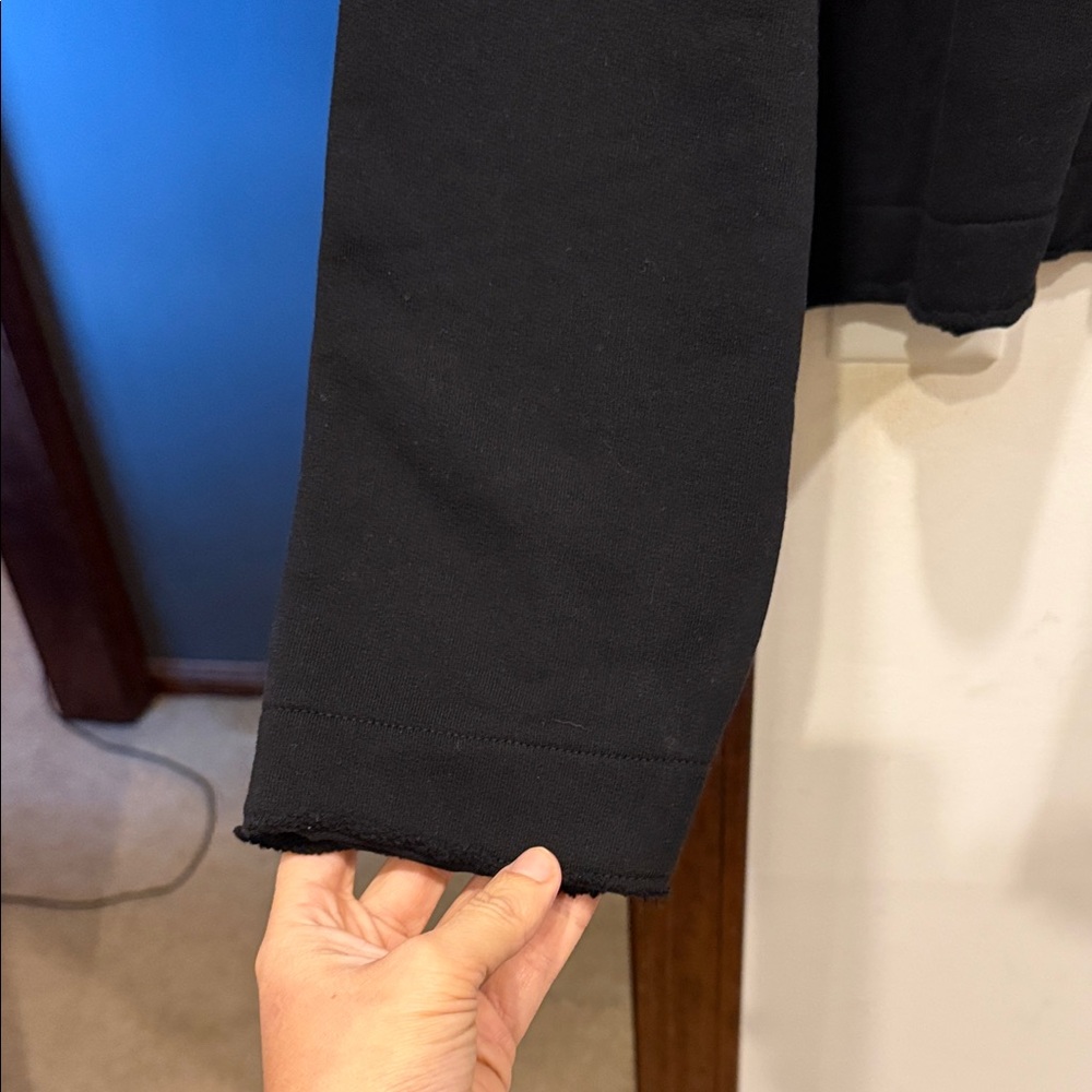 Mono B Black Hoodie with Front Pocket - Picture 6 of 6